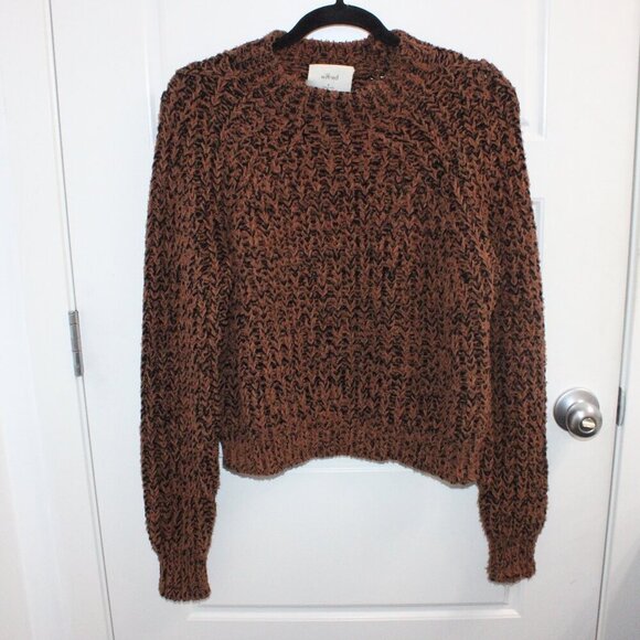 Wilfred Sweaters - 449-Wilfred Brown Crew Neck Sweater